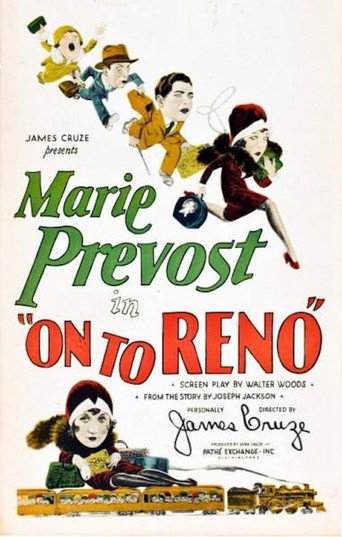 Movie poster for On to Reno (1928)