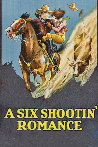 Movie poster for A Six Shootin' Romance (1926)