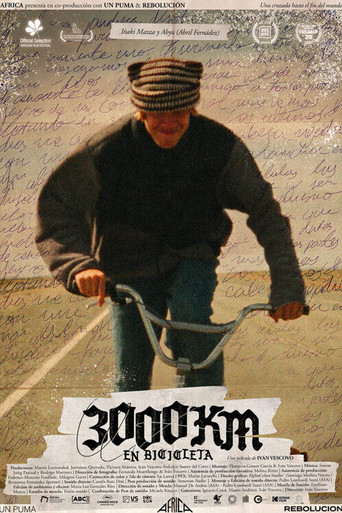 Movie poster for 3000 km by Bike (2025)