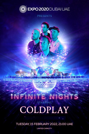 Coldplay Live at Expo 2020 Dubai poster