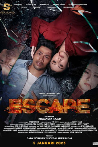 Movie poster for Sinopsis Filem Escape (2023)