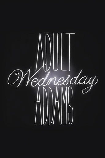 Adult Wednesday Addams poster
