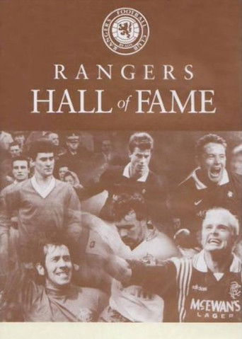 Rangers Fc- Hall of Fame poster