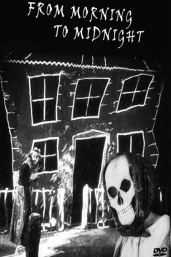 Movie poster for From Morning to Midnight (1920)