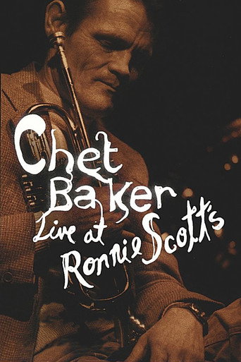 Movie poster for Chet Baker Live at Ronnie Scott's (1986)