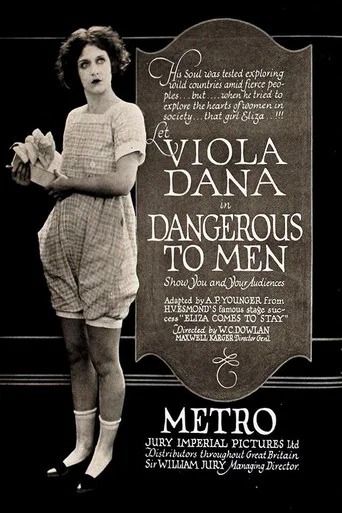 Movie poster for Dangerous to Men (1920)