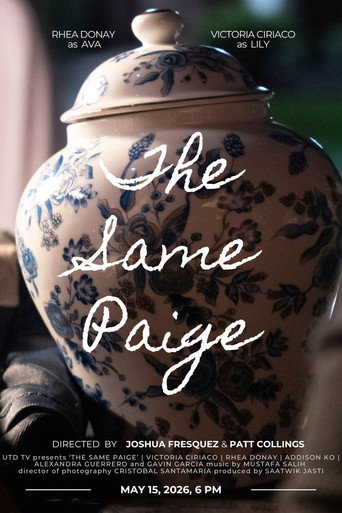 Movie poster for The Same Paige