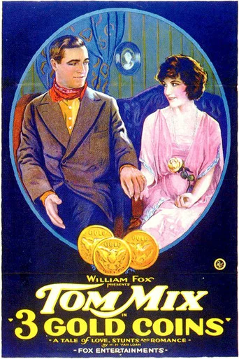 Movie poster for 3 Gold Coins (1920)