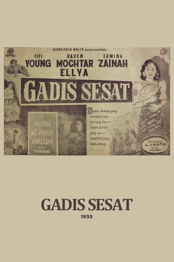Movie poster for Gadis Sesat (1956)