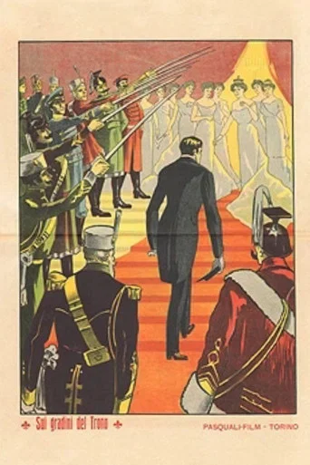 Movie poster for On the Steps of the Throne (1912)