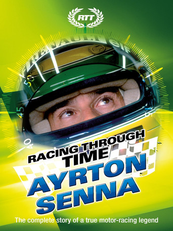 Racing Through Time - Ayrton Senna poster