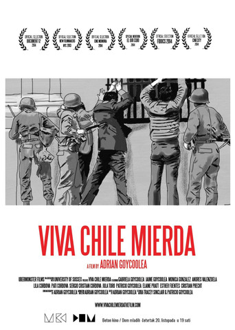 Movie poster for ¡Viva Chile mierda! (2013)