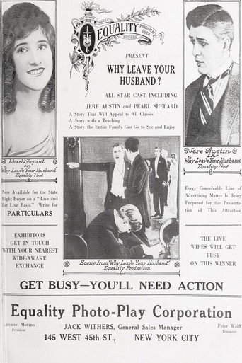 Movie poster for Why Leave Your Husband? (1920)