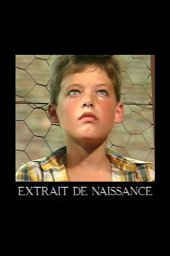 Movie poster for Extrait de naissance (1989)