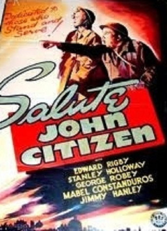 Movie poster for Salute John Citizen (1942)