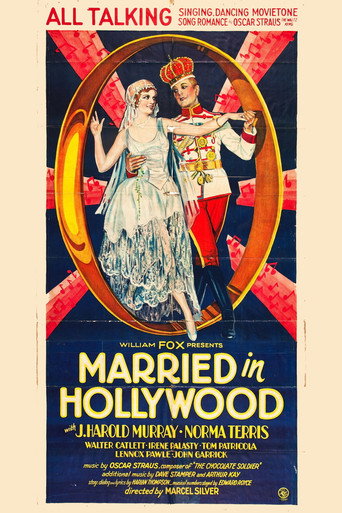 Movie poster for Married in Hollywood (1929)