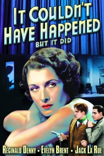 Movie poster for It Couldn't Have Happened (But It Did) (1936)