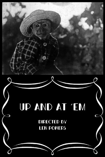 Movie poster for Up and at 'Em (1924)