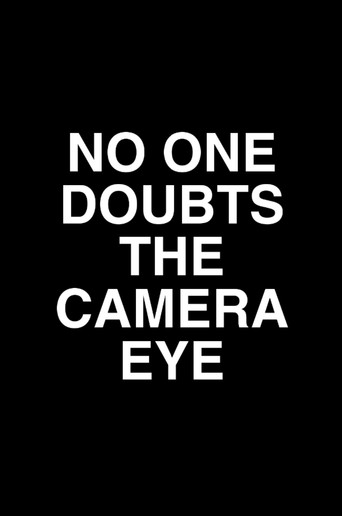 Movie poster for No One Doubts the Camera Eye (2008)