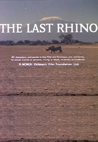 Movie poster for The Last Rhino (1961)
