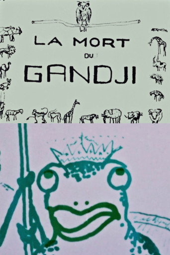 Movie poster for The Death of Gandji (1965)