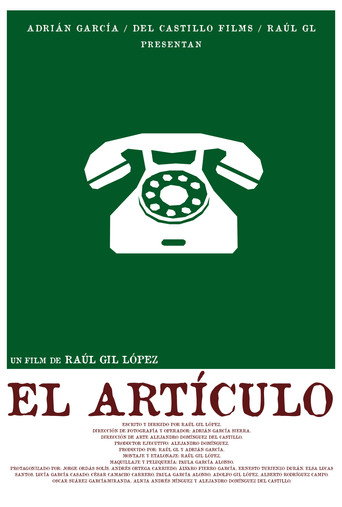 Movie poster for EL ARTÍCULO.