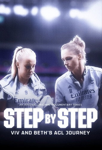 Series poster for Step by Step | Vivianne Miedema and Beth Mead's ACL Journey (2023)