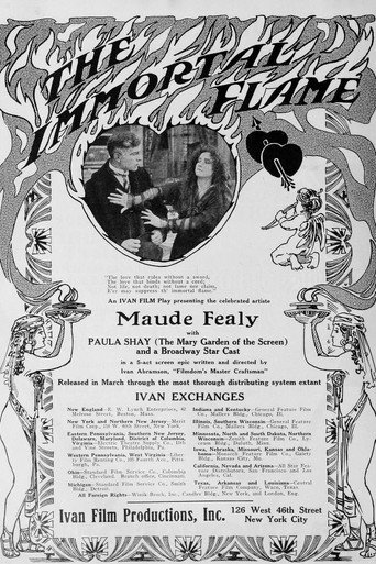 Movie poster for The Immortal Flame (1916)