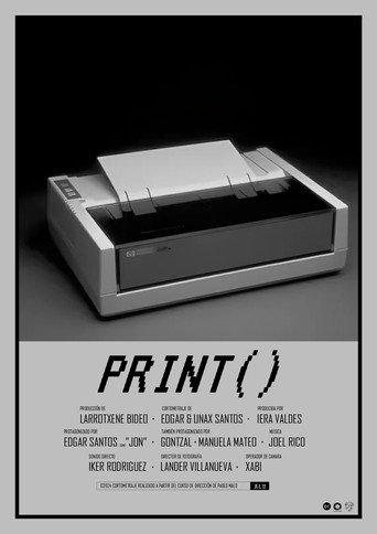Movie poster for Print () (2024)
