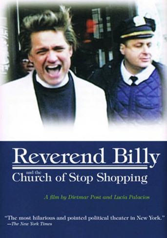 Movie poster for Reverend Billy and the Church of Stop Shopping (2002)