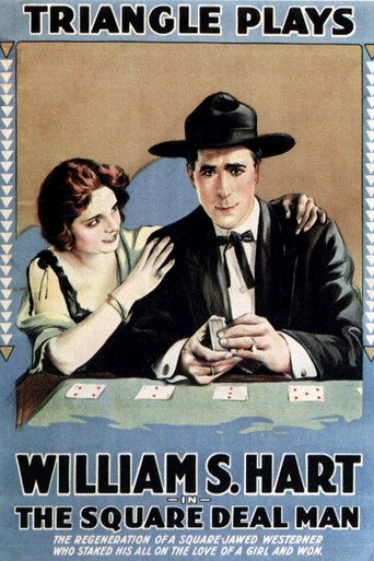 Movie poster for The Square Deal Man (1917)