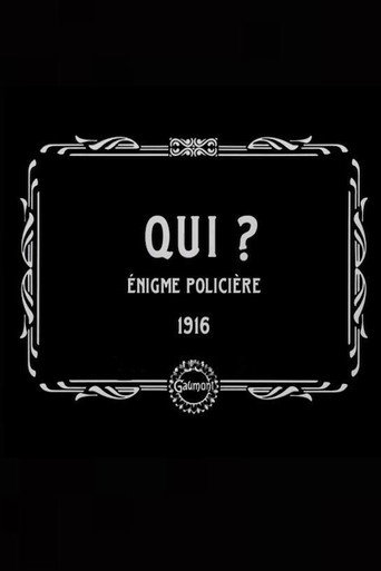Movie poster for Qui? (1916)