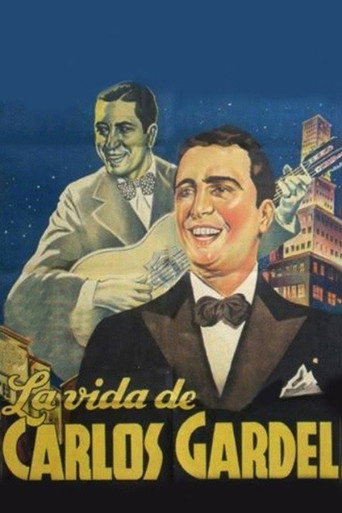 Movie poster for La vida de Carlos Gardel (1939)