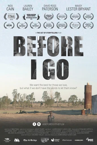 Movie poster for Before I Go (2019)