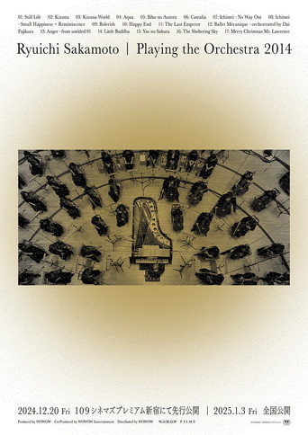 Ryuichi Sakamoto | Playing the Orchestra 2014 poster