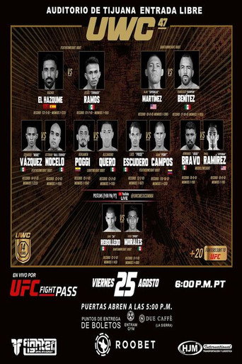 Movie poster for UWC 47: El Hazoume vs. Ramos (2023)