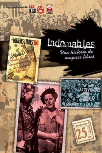 Movie poster for Indomables, una historia de mujeres libres (2011)