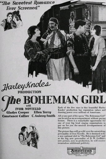Movie poster for The Bohemian Girl (1922)