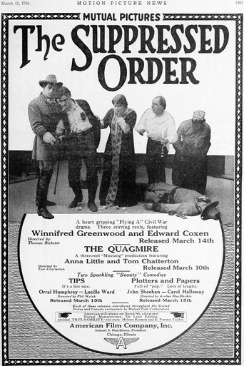 Movie poster for The Suppressed Order (1916)
