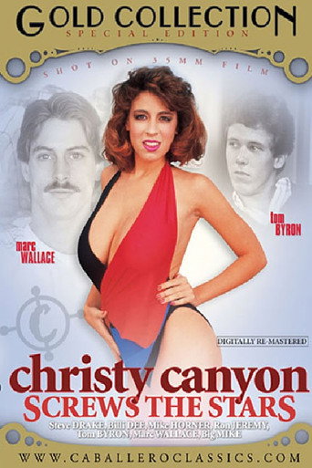Movie poster for Christy Canyon Screws the Stars (2008)
