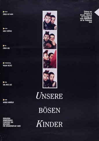 Movie poster for Unsere bösen Kinder (1993)