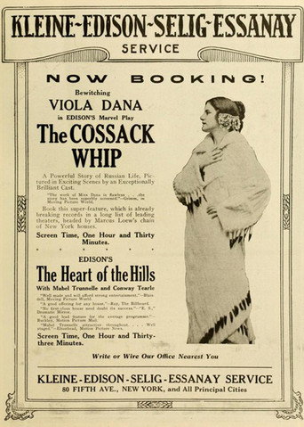 Movie poster for The Cossack Whip (1916)