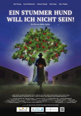 Movie poster for Ein stummer Hund will ich nicht sein (2025)