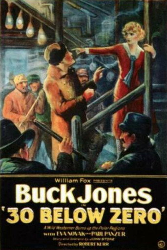 Movie poster for 30 Below Zero (1926)