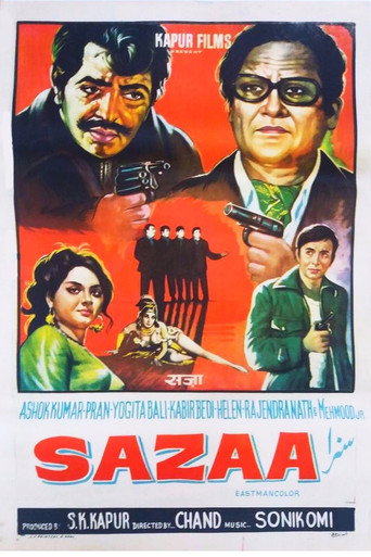 Movie poster for Sazaa (1972)