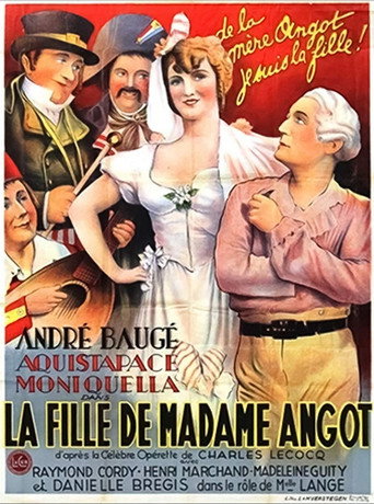 La Fille de Madame Angot poster