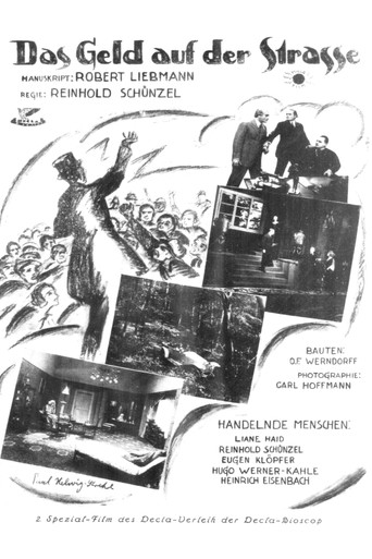 Das Geld auf der Strasse poster