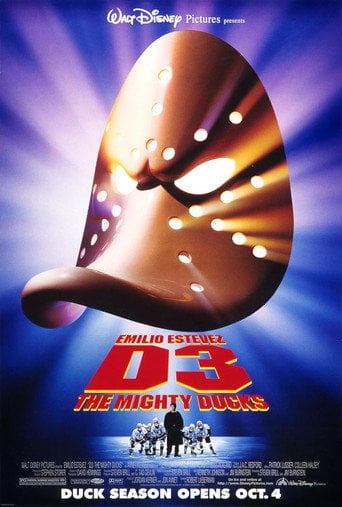 Movie poster for D3: The Mighty Ducks (1996)