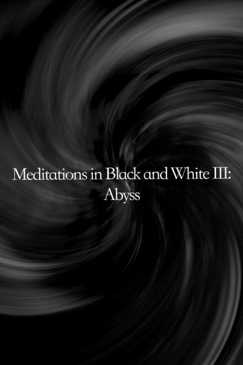 Movie poster for Meditations in Black and White III: Abyss