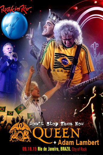 Movie poster for Queen and Adam Lambert: Rock in Rio 2015 (2015)